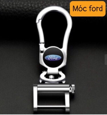 Móc Khoá Xoay 360 Độ dán Logo kèm 1 tô vít