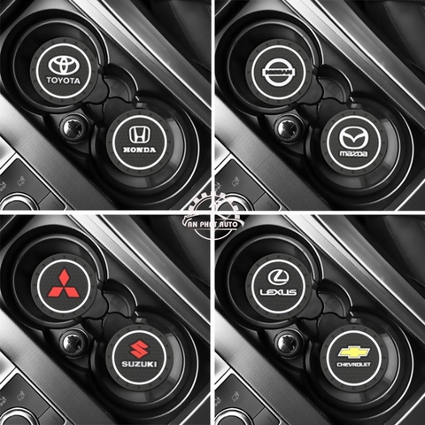 Lót cốc cao su có logo hãng