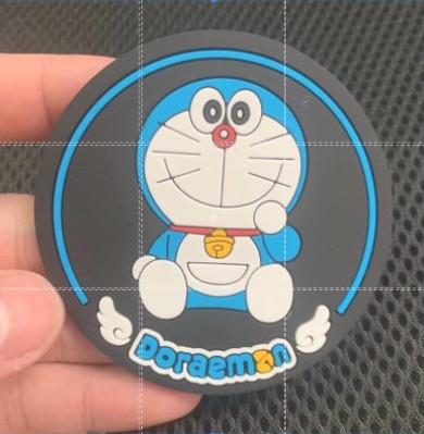 Set 2 miếng dán sticker doremon silicon chống va đập