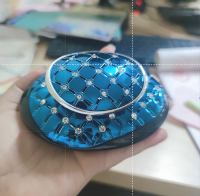 Nước hoa đính đá CHAGELNA cao cấp đặt taplo ô tô khử mùi chống say xe chiết xuất hoàn toàn từ thiên - 80ml