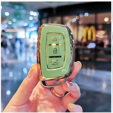 (TPU) Ốp khóa mạ nhựa xe Hyundai