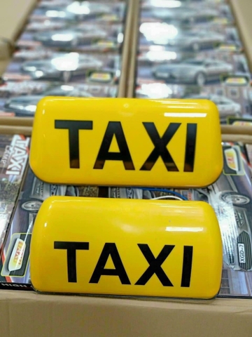 Mào TAXI đế nam châm có đèn size nhỏ 28cm
