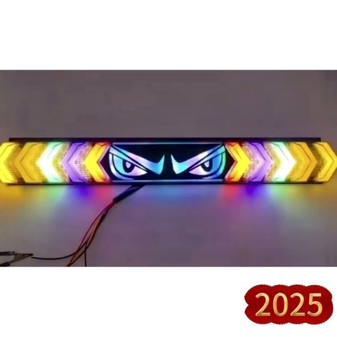Dải Xe Tải Nhấp Nháy Chống Sương Mù 12v24v Đa Chức Năng led Nhiều Màu Sắc Đảo Chiều Lái Xe Phanh Chống Đuôi Sửa Đổi Ánh Sáng