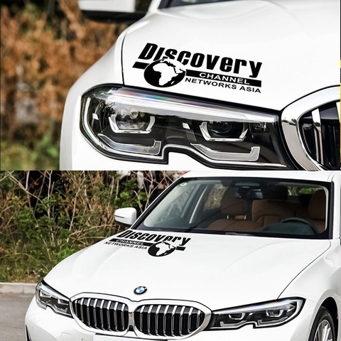Tem/ Decal Dán Sườn DISCOVERY CHANNEL NETWORRKS ASIA dài 24x14cm - đơn giá 1 cái