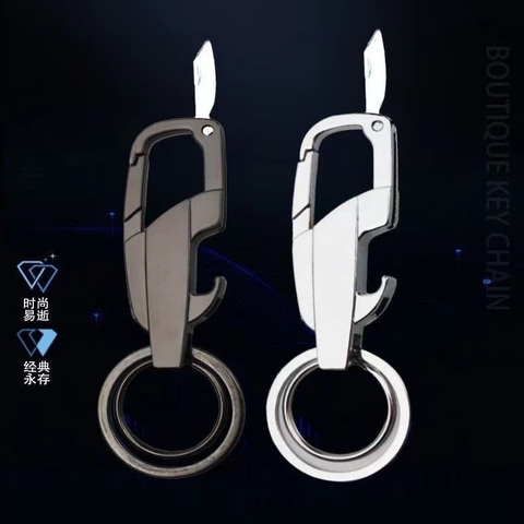 Móc Khóa Đa Năng Tiện Ích 3 Trong 1 Kèm Đồ Khui Bia Và Dụng Cụ Mở Hộp Mini - MK02