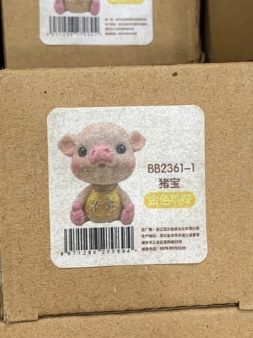 Heo hồng dễ thương - mix sét gia đình heo