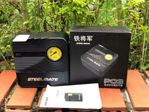 Bơm Lốp Ô Tô STEEL MATE Chính Hãng P03 - mặt cơ  Bảo Hành 12 tháng