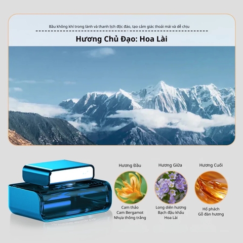 Nước hoa ô tô hãng DUKE  dung tích 50ml màu