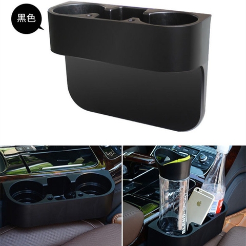Khay Cốc Để Đồ Khe Ghế Vân Carbon - Nhựa ABS cao cấp