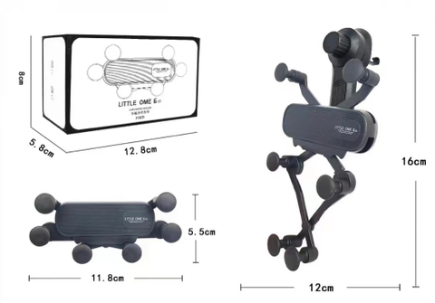 Giá Đỡ Điện Thoại Ô Tô The One Pro LITTLE OME - Kẹp Cửa Gió Điều Hòa Xoay 360 Độ, Không Vướng Cửa Gió Điều Hòa Cao Cấp
