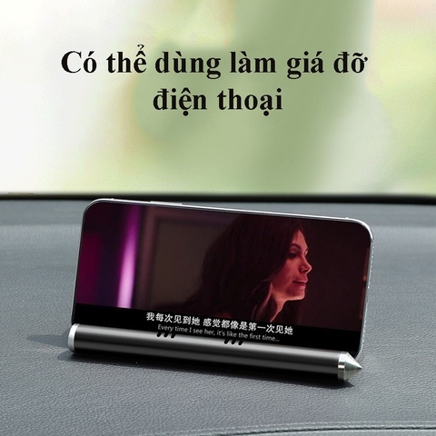 Bảng ghi số kiêm búa phá kính chất liệu kim loại kèm sáp thơm - BPK