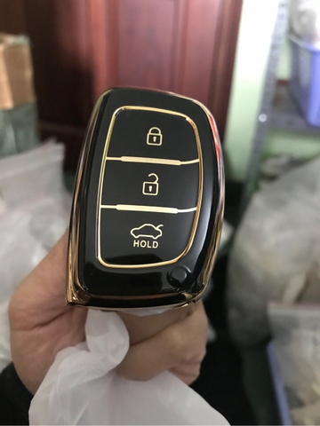 (TPU) Ốp khóa mạ nhựa xe Hyundai