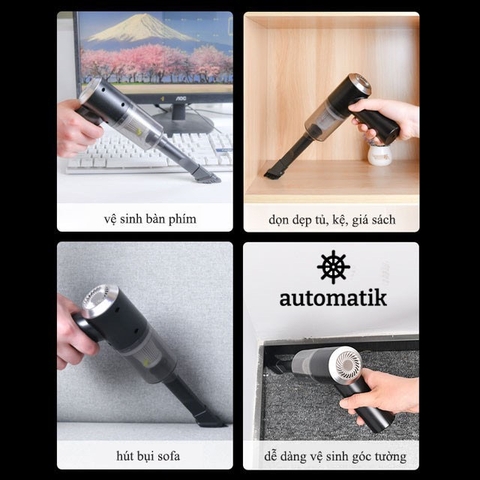Máy hút bụi mini cầm tay sạc USB - SUITU HL-107