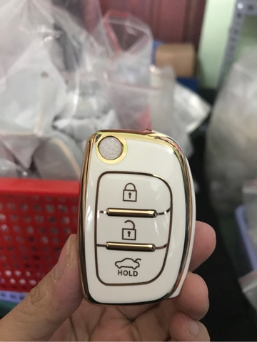 (TPU) Ốp khóa mạ nhựa xe Hyundai