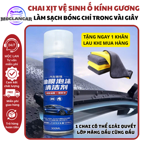 Chai tẩy ố kính, gương chiếu hậu