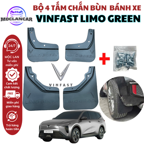 (KH) Bộ 4 Tấm Chắn bùn ô tô Vinfast VF3, F5,VF6, VF7, VF8 hạn chế bùn đất bắn lên xe MẪU 3D Mới nhất đầy đủ phụ kiện