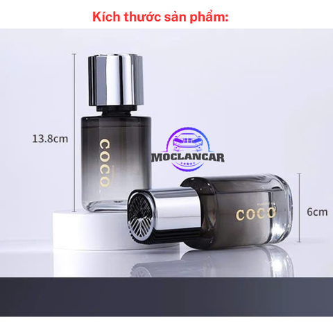 Nước hoa ô tô cao cấp COCO dung tích 160ml 5 mùi hương thơm