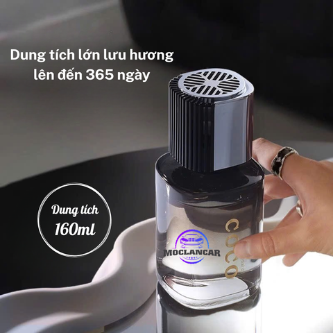 Nước hoa ô tô cao cấp COCO dung tích 160ml 5 mùi hương thơm