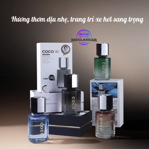 Nước hoa ô tô cao cấp COCO dung tích 160ml 5 mùi hương thơm