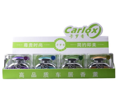 Nước hoa ô tô CARLOX biểu tượng con trâu dung tích 60ml