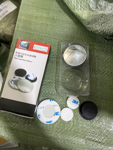 Gương cầu lồi 360 độ Xóa điểm mù Loại không có viền - GCL
