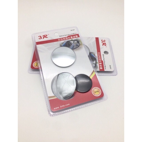 Bộ 2 gương cầu lồi không viền đa cực 3R-057 CHÍNH HÃNG 360
