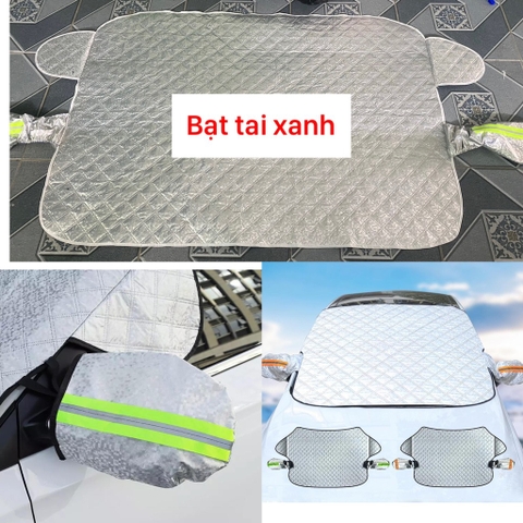 Bạt kính lái hút nam châm có tai che gương fom mới 2025
