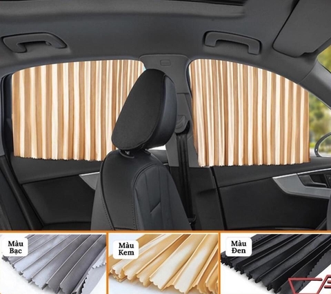[Giá 1 Bộ 4 Cửa] Rèm vải che nắng xe hơi gắn nam châm tiện dụng