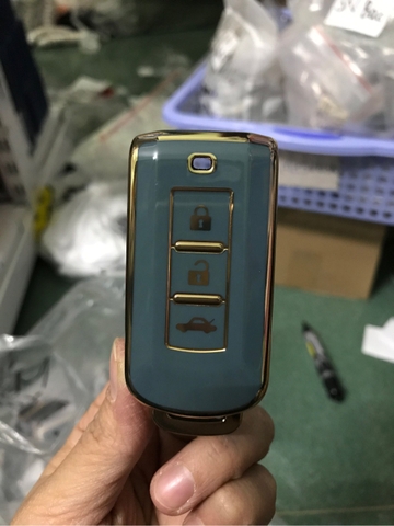 (TPU) ốp khóa mạ nhựa xe Mitsubishi