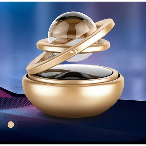 VÒNG XOAY GALAXY CÓ QUẢ CẦU VÔ CỰC chất liệu kim loại màu