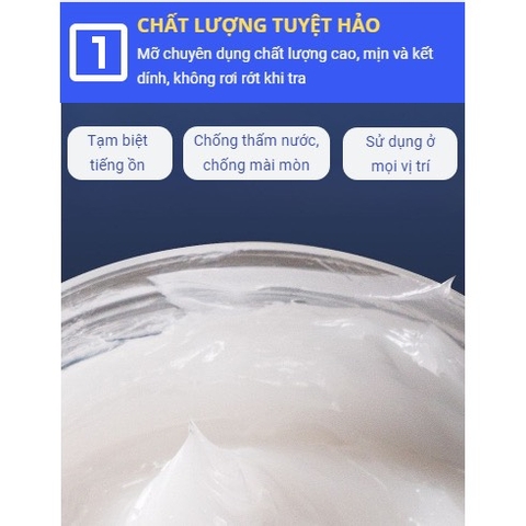 Mỡ bôi trơn bảo dưỡng ô tô đa năng, giảm tiếng cọt kẹt, chống rỉ sét, giảm chấn Fantastlc xmL công nghệ Đức