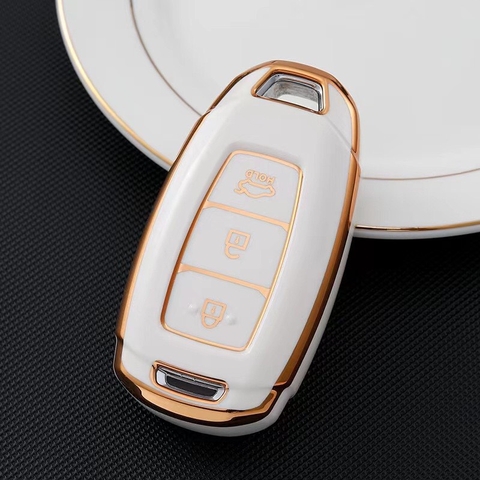 (TPU) Ốp khóa mạ nhựa xe Hyundai