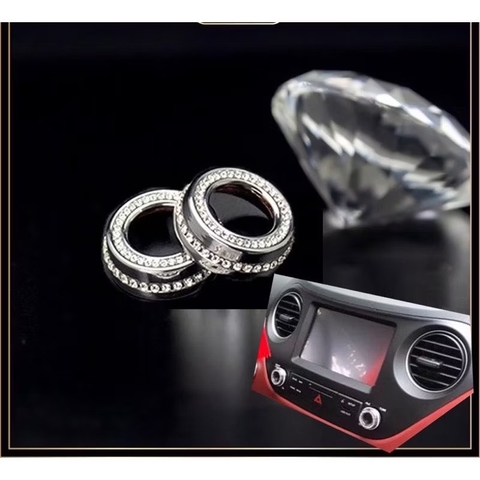 Đồ ốp nội thất đính đá xe Hyundai I10 2022-2023