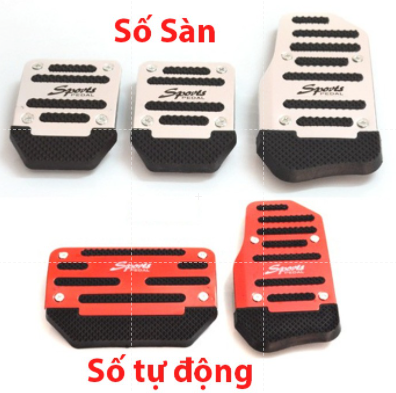 Ốp Bọc Chân Ga Chân Phanh Cho Ô Tô