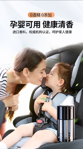 Máy Khuếch Tán Tinh Dầu Ô Tô Kiêm Đèn Led Sao Tự Động Nano Khử Mùi Xe Ô Tô