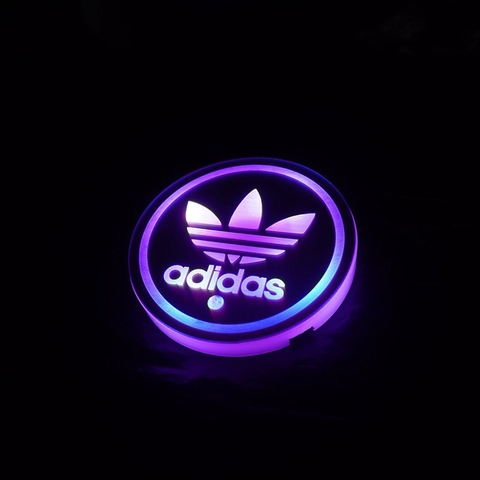 Lót Cốc Nước Có Đèn LED RGB Cảm Biến Rung Chống Trượt Cổng Sạc USB