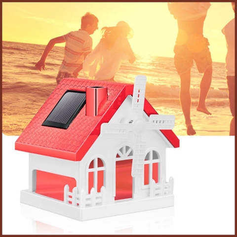 Nước hoa ô tô mô hình ngôi nhà MY HOME có cánh quạt xoay bằng nlmt dung tích 40ml