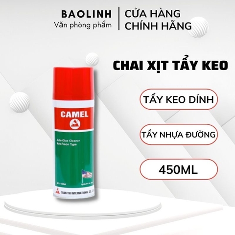 Tẩy băng keo, nhựa đường, vết băng dính CAMEL 450ml