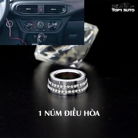 Đồ ốp nội thất đính đá xe Hyundai I10 2022-2023
