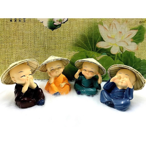 Bộ tượng 4 chú tiểu Tứ Không