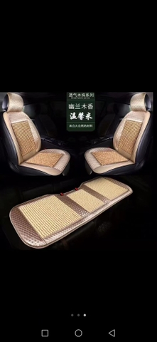 Lót liền hạt gỗ KH - Tấm lót ghế ô tô chống nóng cao cấp
