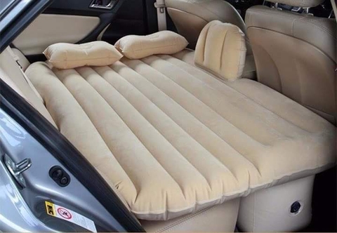 Đệm hơi sóng thẳng chất liêu nhung cho xe 4-5 chỗ màu