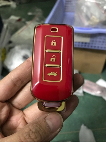 (TPU) ốp khóa mạ nhựa xe Mitsubishi
