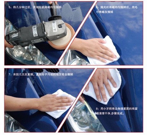 Kem đánh bóng đèn pha oto xe máy làm sạch như mới Car Wax