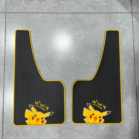 Bộ 2 tấm cao su chắn bùn thể thao KT 43x23 kèm ốc vít - Size lớn