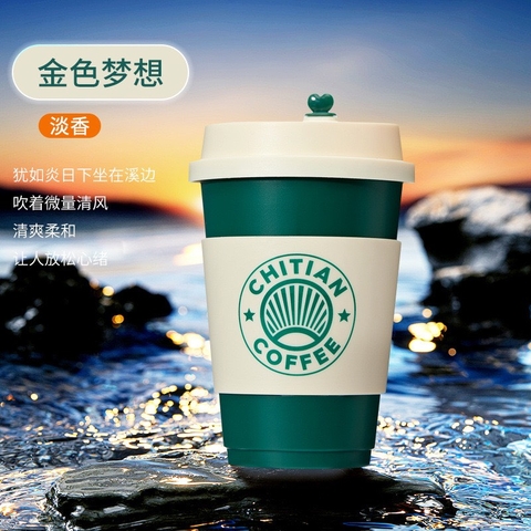 Nước Hoa Tinh Dầu Thơm CHITIAN Hình Cốc Cà Phê Cho Xe Hơi