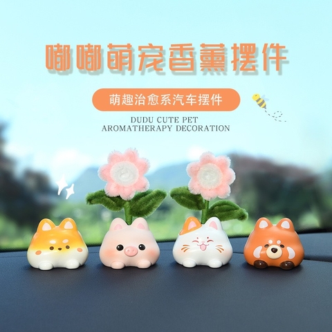 Mô hình Thú Cưng Mini Có Thể Chứa Tinh Dầu Hoặc Bông Hoa Trang Trí Taplo
