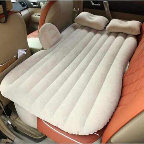 Đệm hơi sóng thẳng chất liêu nhung cho xe 4-5 chỗ màu