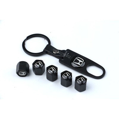 Bộ 4 nắp chụp van màu đen hãng xe