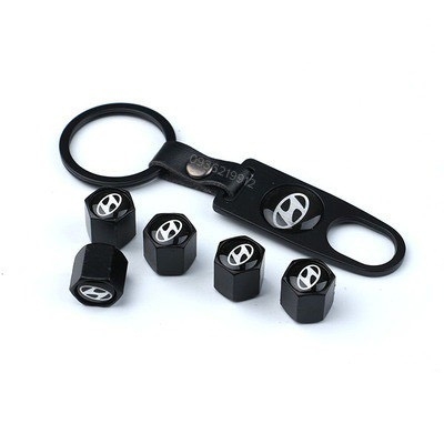 Bộ 4 nắp chụp van màu đen hãng xe